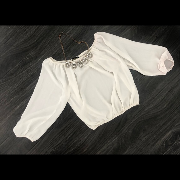 Cropped blouse - Picture 2 of 3